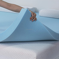 Matratze Topper Twin 3 Zoll High Density Memory Foam Matratze Topper Drucken tlastung Gel Memory Foam Topper mit abnehmbarer Bucht