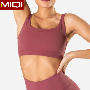 <span class=keywords><strong>Reggiseno</strong></span> <span class=keywords><strong>Sportivo</strong></span> da Donna Personalizzabile con Logo, Tinta Unita, per Fitness e Palestra, Taglie Forti, Elegante, 87% Nylon 13% Spandex - Product Image 2