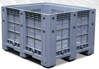 Boîtes palettes de fruits en plastique Conteneur de transport et de stockage Panier palettes en plastique