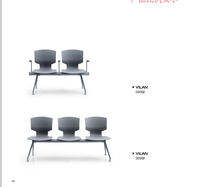 Chaise de formation multi-personnes, chaise économique, prix de gros, chaise d'étude d'école en plastique pour salle à manger scolaire, salle de réunion