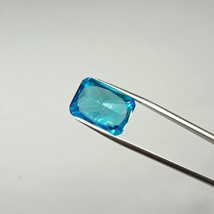 Pietra <span class=keywords><strong>Preziosa</strong></span> di Alta Qualità in Zirconia Cubica <span class=keywords><strong>Blu</strong></span> Acqua, Taglio Principessa Ottagonale, <span class=keywords><strong>Gemma</strong></span> Sfusa - Product Image 4