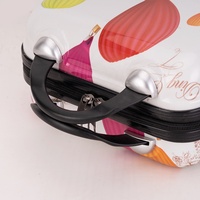 Valise à roulettes PC de 14 pouces avec fermeture à glissière, grand bagage de voyage portable pour stockage de maquillage de mode, support OEM