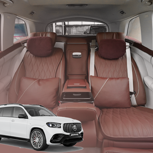 Kit de Molduras para Mercedes-Benz AMG GLS63 (X167) 2022, Actualización de 5 Plazas, Color Caoba/Beige Macchiato - Product Image 4