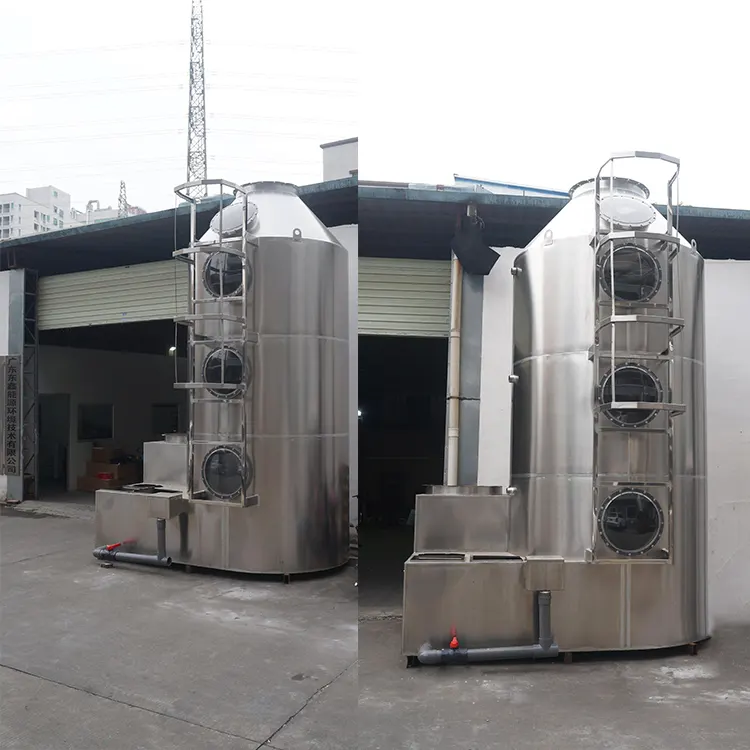 Purificador de gás ácido dongguan v1, equipamento de controle da polução do ar