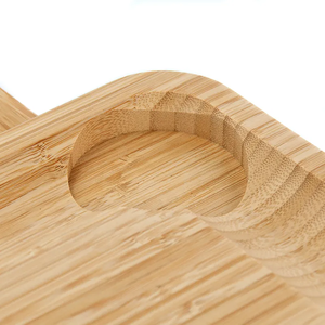 Ensemble de planche à fromage en bambou-Grand plateau de service en bois pour plateau de charcuterie et fruits - Product Image 4