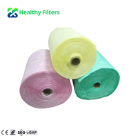 Filtre à air en fibre de verre F5 F6 F7 F8, filtre à poche à efficacité moyenne pour système HVAC