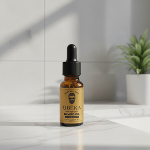 Aceite para Barba Orgánico QBEKA para Hombres con Vitamina E, Acondicionador Hidratante y de Rápida Absorción - Product Image 1