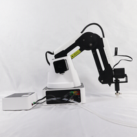 Lengan Robot Mini 4 Axis untuk Pendidikan STEM, Lengan Robot Mini untuk Menulis, Menggambar, dan Menggenggam