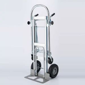 Carretilla Convertible de Acero FHT250B con Capacidad de 550 Lb, 3 en 1, Ruedas con Amortiguación de Aire, Plataforma Plegable de 250 kg FH - Product Image 4