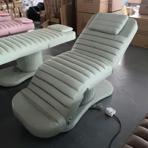 קיסן 2024 מיטת ריסים יוקרה מיטת ריסים ריהוט סלון יופי 3 מנועים חשמלי כיסא יופי עיסוי פנים מיטת שולחן מיטה למכירה
