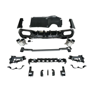 Phụ tùng ô tô C43 phong <span class=keywords><strong>c</strong></span>ách xe phí<span class=keywords><strong>a</strong></span> sau Bumper Spoiler môi phí<span class=keywords><strong>a</strong></span> sau khuếch tán với đuôi ống cho Benz <span class=keywords><strong>C</strong></span> Class w206 AMG - Product Image 2