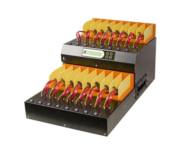 Standalone SAS SATA HDD SSD Duplicator and Eraser 18GB/min 4-15 Targets