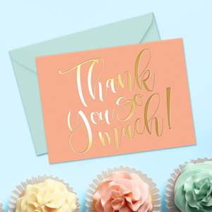 Impression de cartes en papier personnalisées de haute qualité / Cartes de vœux / Cartes de remerciement / Cartes postales - Product Image 1