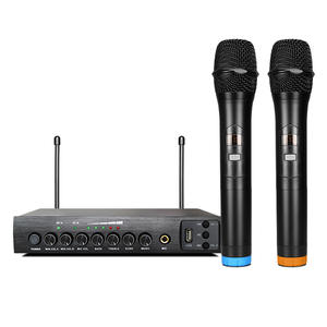 Micrófono de Mano Dinámico Cardioide Inalámbrico UHF, Cuerpo de Metal, Conector XLR, Cancelación de Ruido Integrada, Ligero, para <span class=keywords><strong>Karaoke</strong></span> - Product Image 2