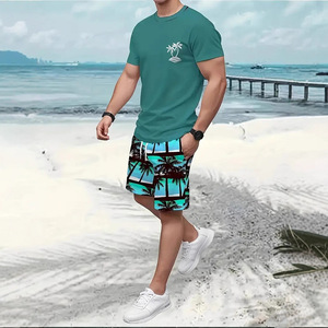 Conjunto de Camisetas de Moda Americana para Hombre, Verano 2025, Casual, Ecológico, con Transferencia Térmica Digital 3D - Product Image 3