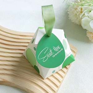 กล่องใส่ลูกกวาดกระดาษอินส์สำหรับ<span class=keywords><strong>งาน</strong></span>แต่ง<span class=keywords><strong>งาน</strong></span>สไตล์ป่าไม้กล่องของขวัญบรรจุภัณฑ์ขนมสีเขียวสดสำหรับงานแต่ง<span class=keywords><strong>งาน</strong></span>กลางแจ้งและอาหาร - Product Image 6