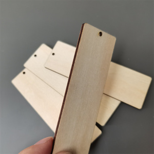 Étiquettes suspendues en <span class=keywords><strong>bois</strong></span> rectangle inachevé pour sentier pour artisanat en <span class=keywords><strong>bois</strong></span> boîtes en <span class=keywords><strong>bois</strong></span> panneaux muraux - Product Image 6