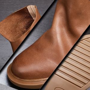 Nuevas Botas Chelsea Personalizadas para Hombre 2025 con Cremallera, Botas Cortas - Botas Casuales Retro de Moda de Invierno para Hombre - Product Image 6