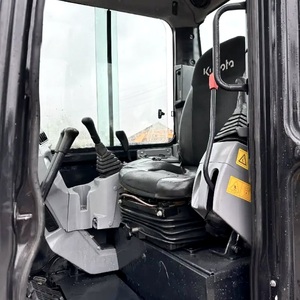 Mini-excavatrice sur chenilles Kubota KX163 d'occasion, fabriquée au Japon, faible nombre d'heures (6 tonnes/5 tonnes), économique, avec moteur certifié CE - Product Image 6