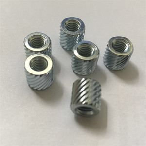 Non Standard Knurled Nuts Steel Cylindrical Internal Thread Hardware Parts Grade A Customizable Size - Product Image 3