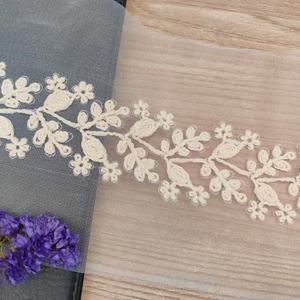 उत्कृष्ट पैटर्न कंप्यूटर कढ़ाई फीता के साथ फैक्टरी निर्मित फीता - Product Image 5