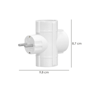 Adattatore triplo Schuko 16 A 250 V. - Product Image 2