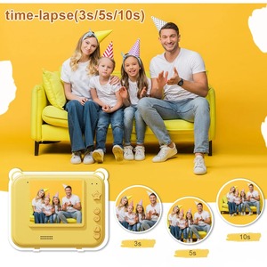 Cámara de impresión térmica <span class=keywords><strong>instant</strong></span>ánea digital multifuncional de 2,0 pulgadas, juegos y música, cámara HD para niños - Product Image 5