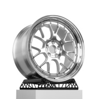 Rines Forjados LMR Estilo LM358 Cóncavos de 18, 19, 20 y 21 Pulgadas, 5x112 5x114.3, para BMW M3 E46 E92 Porsche 911 996 Golf