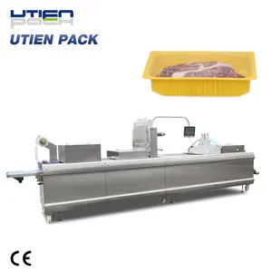 UTIEN 자동 thermoforming 포장 라인 수정 분위기 포장 고기