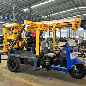 디젤 동력 3 륜 장착 공압 물 우물 200m 드릴링 장비 (코어 펌프 엔진 모터 기어 기어 박스 베어링 포함) - Product Image 4