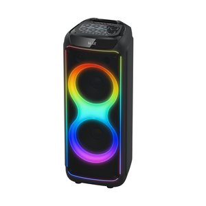 Potentes Altavoces Bluetooth Dobles de 10 Pulgadas con Bajos Profundos, Carrito para Fiestas, Luces RGB con Efecto de Llama, Altavoz Inteligente con Aplicación para Mostrar Texto y Dibujos - Product Image 5