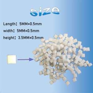 Eliminación de sólidos suspendidos de alta eficiencia Medios de filtro de PP cuadrados flotantes Tratamiento de aguas residuales industriales Filtro de agua no tejido - Product Image 6