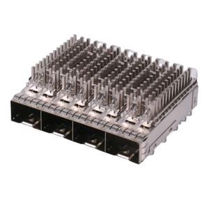 Cage SFP 1367645-5 positions avec connecteur de dissipateur de chaleur trou traversant à <span class=keywords><strong>Angle</strong></span> droit - Product Image 4
