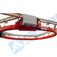   Système de levage ergonomique léger pour pont roulant monorail à suspension simple pour la manutention linéaire des matériaux en atelier