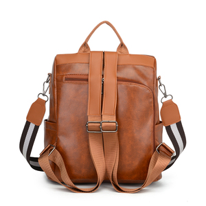 Nouveau <span class=keywords><strong>sac</strong></span> à dos en <span class=keywords><strong>cuir</strong></span> Pu <span class=keywords><strong>de</strong></span> haute qualité femmes sacs à <span class=keywords><strong>bandoulière</strong></span> multifonction voyage <span class=keywords><strong>sac</strong></span> à dos sacs d'école pour filles - Product Image 6