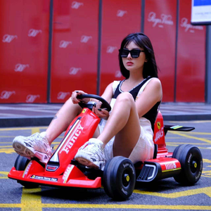 Karting Électrique En Gros à 4 Roues <span class=keywords><strong>pour</strong></span> Enfants <span class=keywords><strong>de</strong></span> 6 à 8 Ans, Voiture <span class=keywords><strong>de</strong></span> <span class=keywords><strong>Course</strong></span> avec Moteur 250W, Chariot <span class=keywords><strong>de</strong></span> Drift - Product Image 1