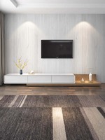 Mobilier de salon moderne meuble TV support TV extensible console média de luxe en bois meuble TV et ensemble table basse