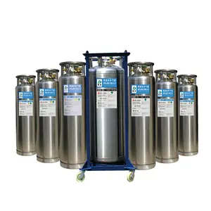 DEYANG 80L 100L Dewar flask storage liquid gas fornisce il vaporizzatore all'interno