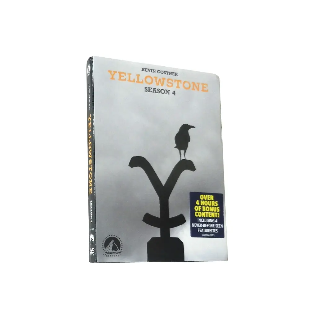 Yellowstone – disques DVD de la saison 4 5, nouveaux achats en chine, livraison gratuite d'usine, ensembles en boîte, films, disques, double impression, série télévisée US