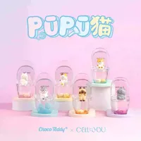 Pupu Cat Toilet Phone Stand Blind Box Collectible Figure Accessory Gift for Fans ChocoTeddy