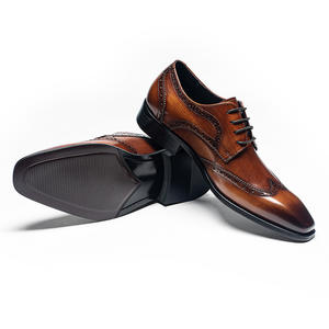 Zapatos de Vestir de Lujo para Hombre, Diseño 2025, Estilo Mocasín con Punta en Pico, Cierre con Cordones de Cuero VALENTINA - Product Image 4