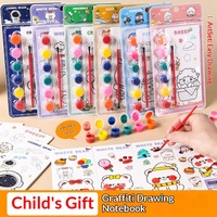 Libro de Colorear con Acuarelas y Gouache para Niños YEKO, para Estudiantes de Jardín de Infancia y Primaria - Libro de Arte Portátil para Dibujar, Modelo B527