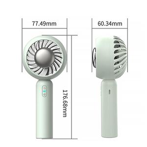 Ventilador de aire acondicionado de Venta caliente, almohadilla de refrigeración de hielo portátil GENUINA, ventilador de refrigeración de mano que sopla aire frío - Product Image 2