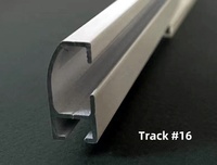 Rail de rideau en aluminium de style moderne et accessoires de fenêtre en métal de voie