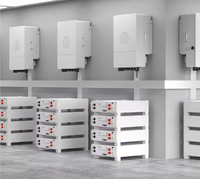 Système de stockage d'énergie solaire Deye basse tension LiFePO4 51,2 V avec batterie au lithium 100 Ah et 6000 cycles