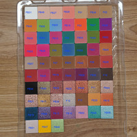 Palette de fards à paupières super pigmentés duochrome miroitant 9 couleurs Palette de fards à paupières de marque privée de maquillage imperméable à l'eau