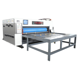 Hộp đóng gói máy in chất lượng tốt in khía chết máy cắt semiautomatic Board in ấn Máy khía - Product Image 4