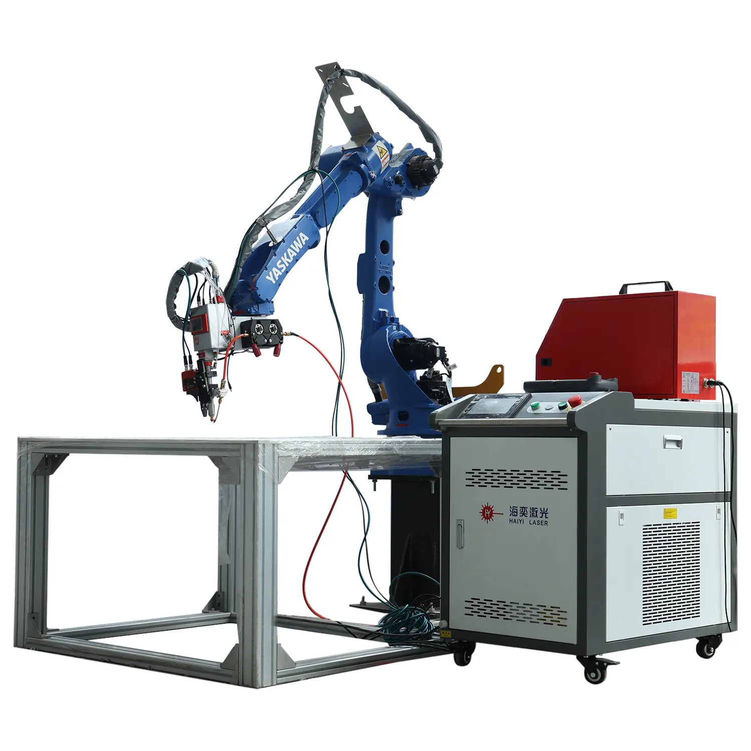 Robot Automatic laser welding machine 1500W 2000W 3000W 4000W 6000W fiber Laser welders with robot arm for sale