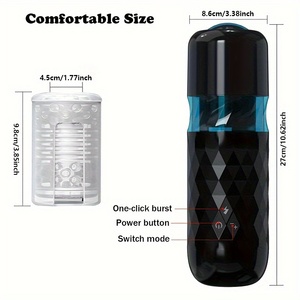 <span class=keywords><strong>Masturbateur</strong></span> Électrique Automatique pour Hommes – Machine à Pousser et Rotater Mains Libres – Jouet Adulte pour le Plaisir Masculin et la Masturbation - Product Image 6