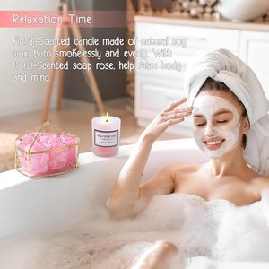 Conjunto <span class=keywords><strong>de</strong></span> regalo personalizado para el dí<span class=keywords><strong>a</strong></span> <span class=keywords><strong>de</strong></span> la madre, regalo <span class=keywords><strong>de</strong></span> <span class=keywords><strong>cumpleaños</strong></span> para mamá, color rosa, el mejor bolso relajante para ducha, regalos al por mayor - Product Image 5